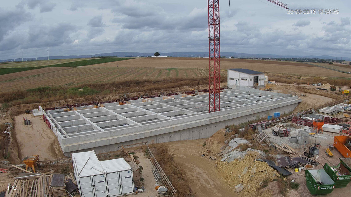 Baustelle Regenrückhaltebecken 2018