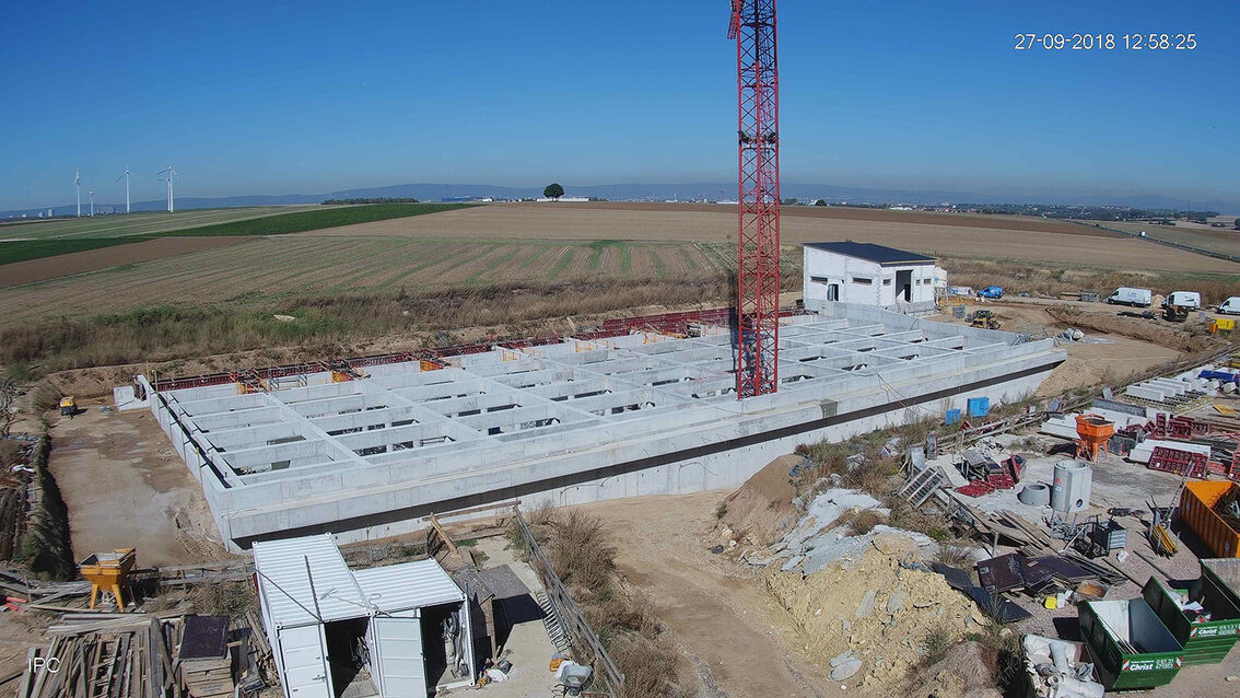 Baustelle Regenrückhaltebecken 2018