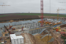 Bildergalerie "RRB Ebersheim 2018_1" Neubau Regenrückhaltebecken Ebersheim März 2018