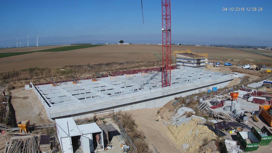 Baustelle Regenrückhaltebecken 2018