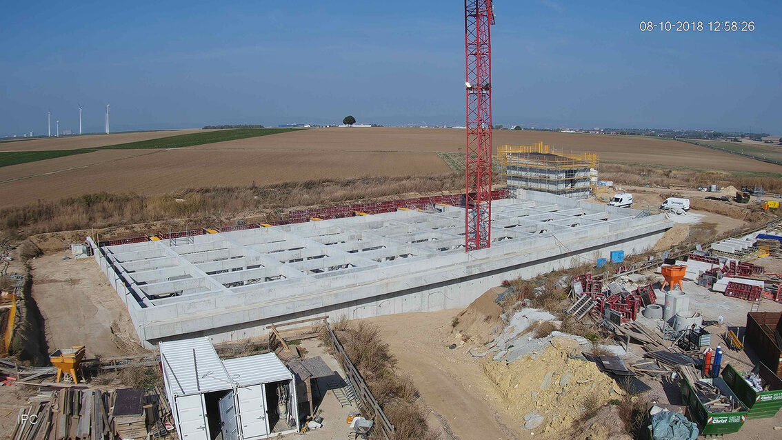 Baustelle Regenrückhaltebecken 2018