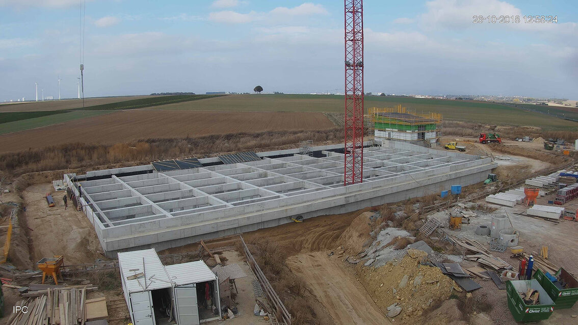 Baustelle Regenrückhaltebecken 2018