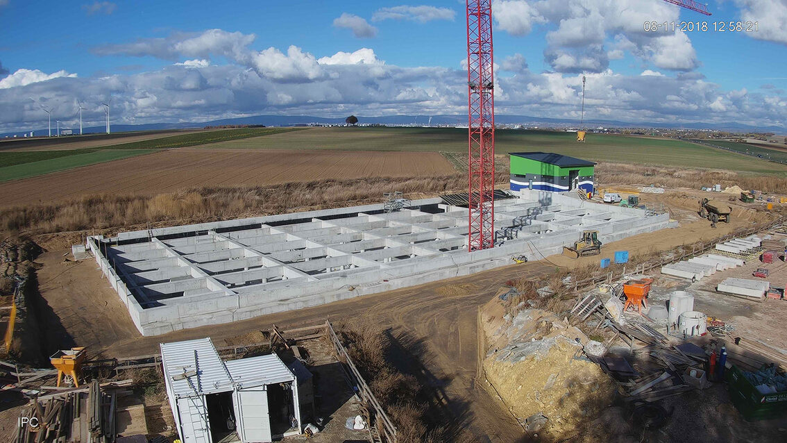 Baustelle Regenrückhaltebecken 2018