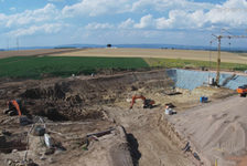 Bildergalerie "RRB Ebersheim 07-2017" Baustelle Neues Regenrückhaltebecken Ebersheim Juli 2017