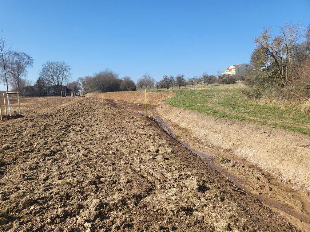 Nachher: "Am Wasserwerk" kurz vor Abschluss der Arbeiten