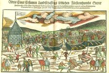 Bildergalerie Gutenberg-Museum "Buchgeschichte" Wenzel Sponribs „Wahrhafte Beschreibung; Graz, Hochzeit“ (Graz 1572) Adelshochzeit in Graz: Stars und Royals in Wenzel Sponribs People- und Lifestyle-Publikation (Graz 1572).