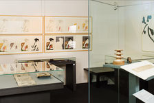 Bildergalerie Gutenberg-Museum "Dauerausstellung" The East Asia section of the permanent exhibition.