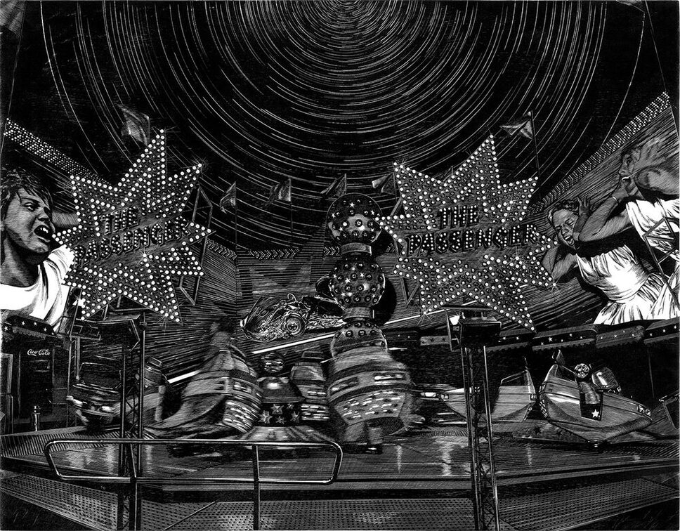 Ein Holzstich von Tobias Gellscheid.