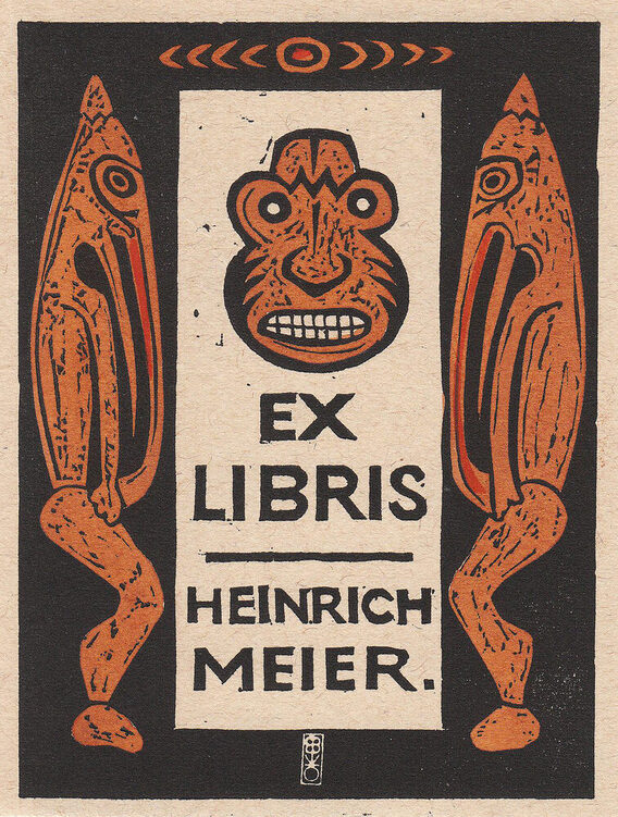 Exlibris für Heinrich Meier