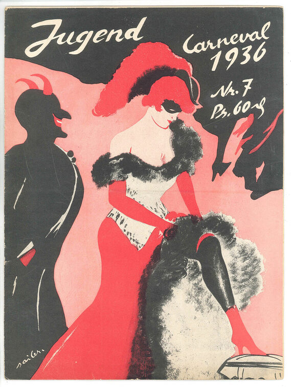 Titelblatt der Zeitschrift "Jugend" von 1936.