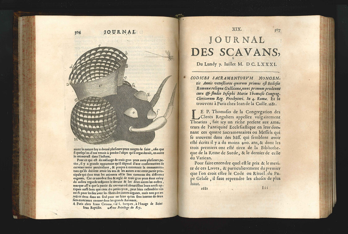 Das von Denis de Sallo herausgegebene "Journal des Scavans" von 1681.