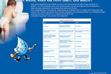 Bildergalerie Infobanner Entwässerung Banner was ins Klo darf