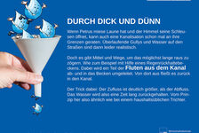 Bildergalerie Infobanner Entwässerung Banner durch dick und dünn