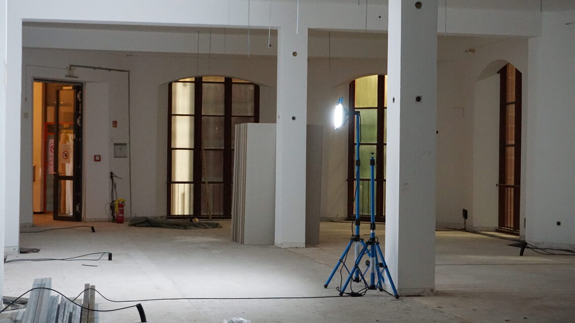 Die Baustelle im "Preprolog"