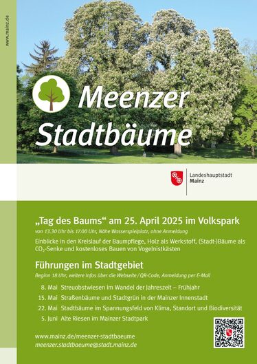 Plakat Meenzer Stadtbäume