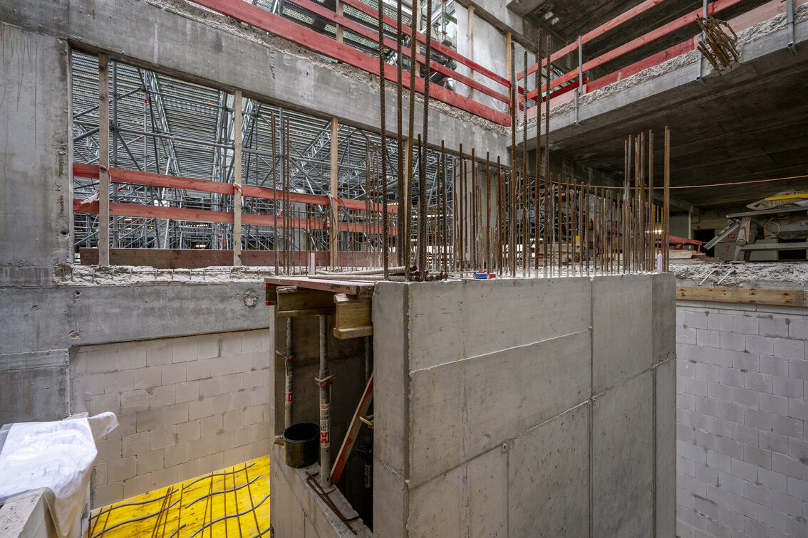 Allestimento interno del municipio