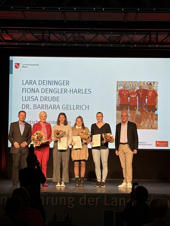 Mainzer Schwimmverein bei der Sportler:innen-Ehrung 2026