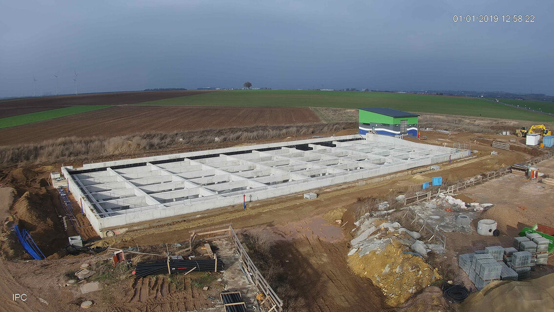 Baustelle REgenrückhaltebecken 2019