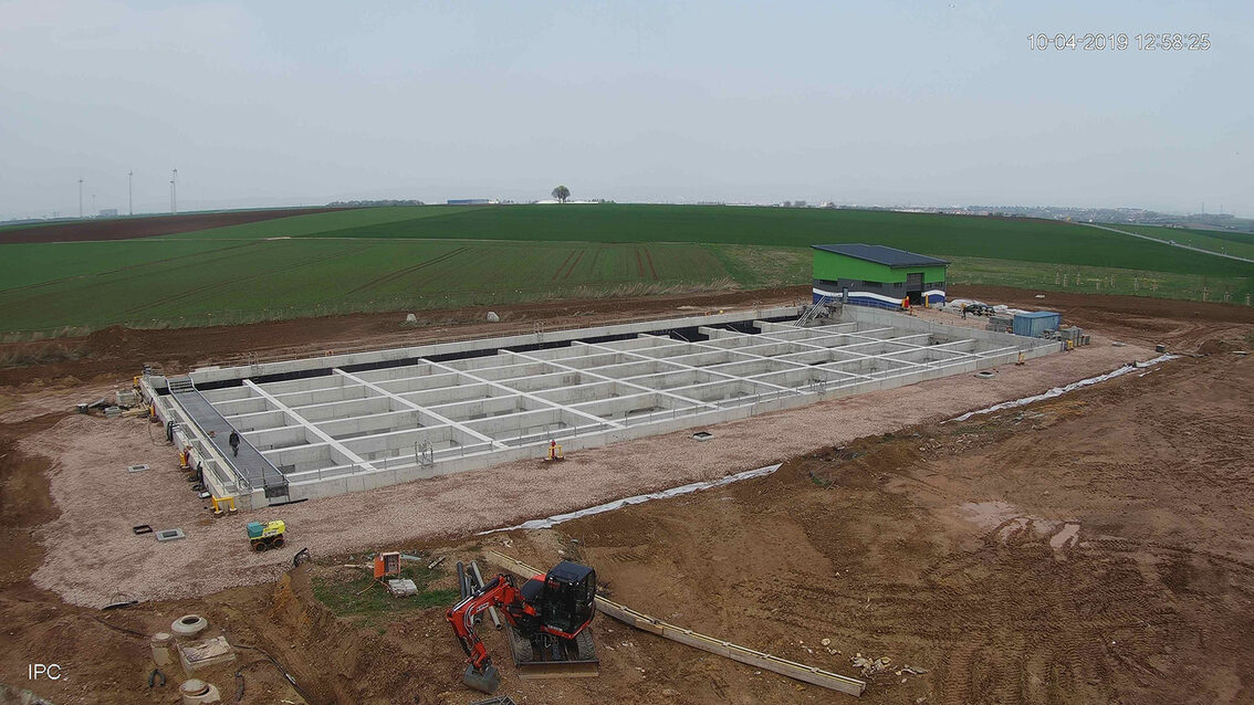 Baustelle Regenrückhaltebecken 2019