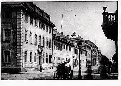Die Golden-Ross-Kaserne 1895
