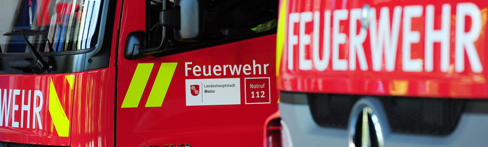 Fronten von Feuerwehrautos