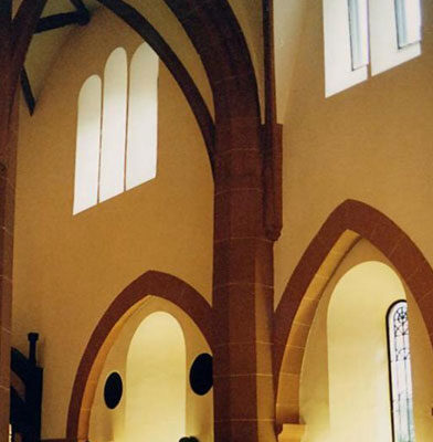 Vista interior actual del Heilig Geist