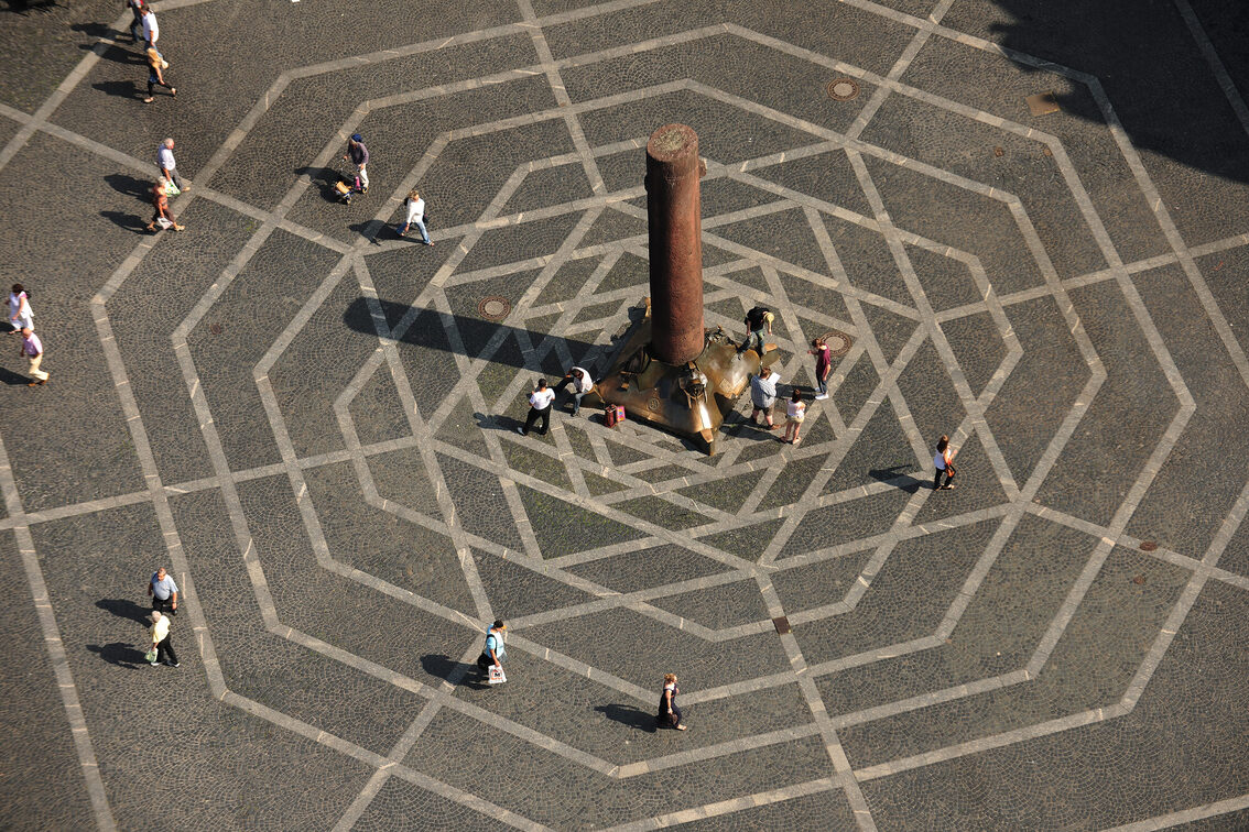 Haystack from the air