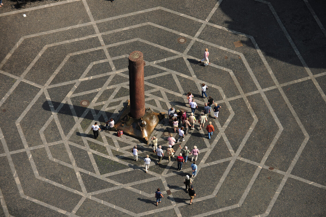 Haystack from the air