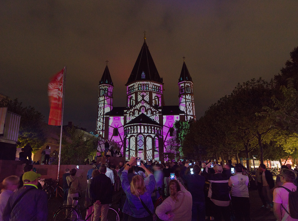 Illumination des Mainzer Doms