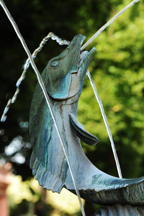 Detailaufnahme des Fischtorbrunnens