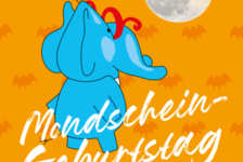 Geburtstagsflyer Flyer Mondscheingeburtstag.