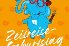 Geburtstagsflyer Flyer Zeitreisegeburtstag.