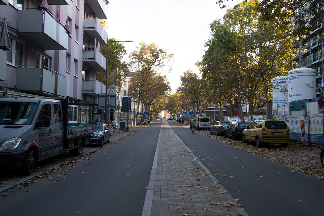View of the new Große Langgasse