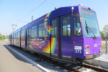 Bildergalerie "Regenbogenbahn" Einweihung der Regenbogenbahn in Mainz am 21.09.2017.