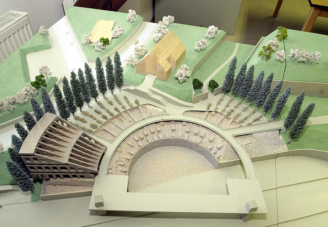 Model of the Roman stage theater