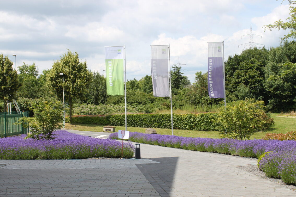 Der Eingangsbereich in der Industriestraße 70