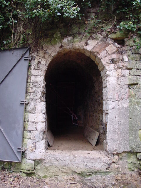 Entrance to the underground mine passages and casemates of the citadel