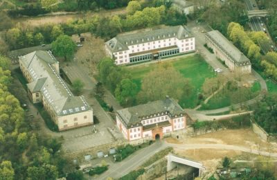 You can see an oblique aerial view of the citadel in spring.