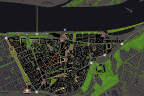 Beleuchtungskonzept - Plan © Landeshauptstadt Mainz - Stadtplanungsamt