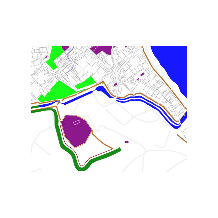 Ausschnitt aus dem Digitalen Häuserbuch: Jakobsberg im Jahr 1450