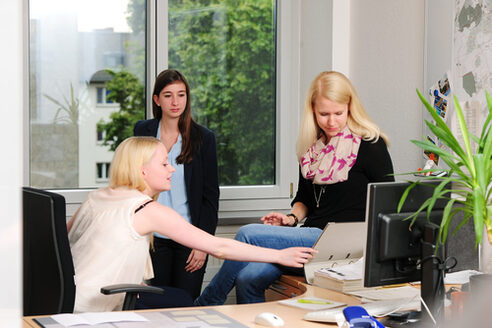 Mitarbeiterinnen der Stadtverwaltung