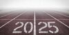 Foto von Laufbahn auf welche die Zahl 2024 geschrieben ist