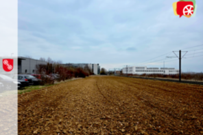 Foto Ackerfläche vor Gewerbegebiet © Landeshauptstadt Mainz