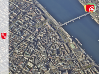 Luftaufnahme Mainzer Regierungsviertel