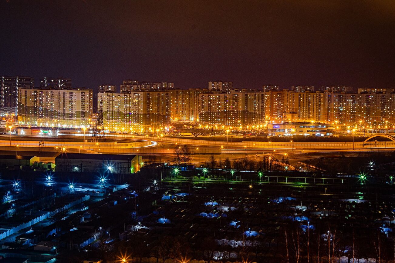 Inquinamento luminoso in città