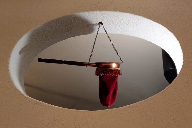 Klingelbeutel pub in the old town of Mainz