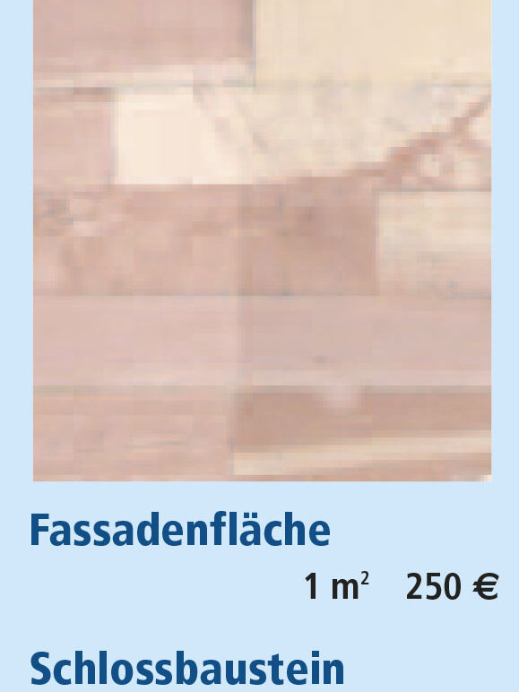 You can see a building block of the castle