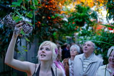 Visitors at the Tropical Night at the Botanic Garden