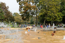 Wasserspielplatz im Volkspark