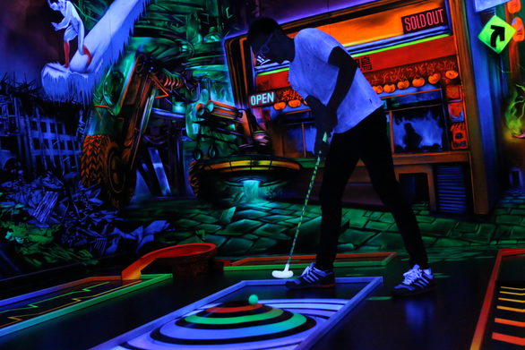 3D-Graffitikunst trifft Minigolf